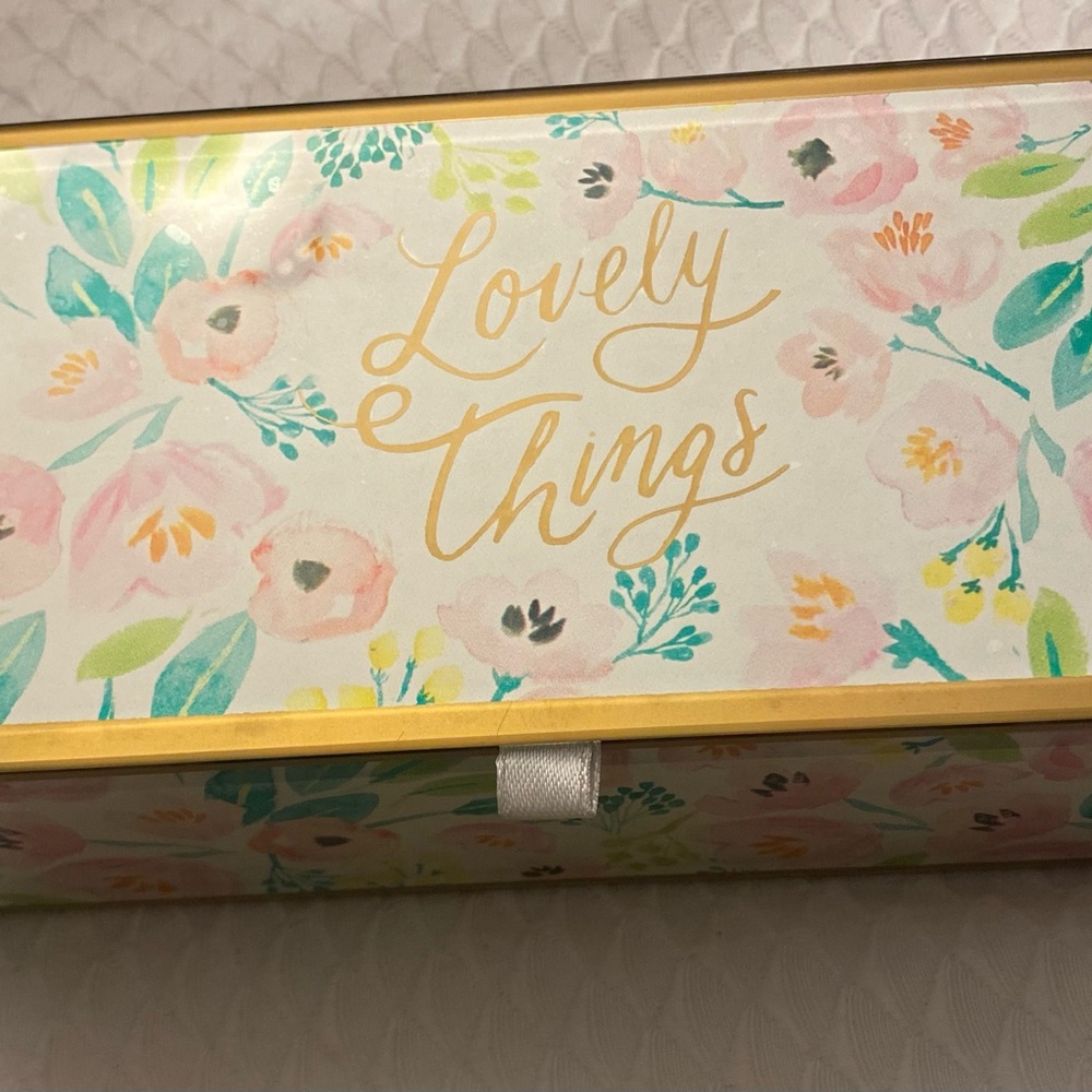 Floral 'Lovely Things' Storage Box